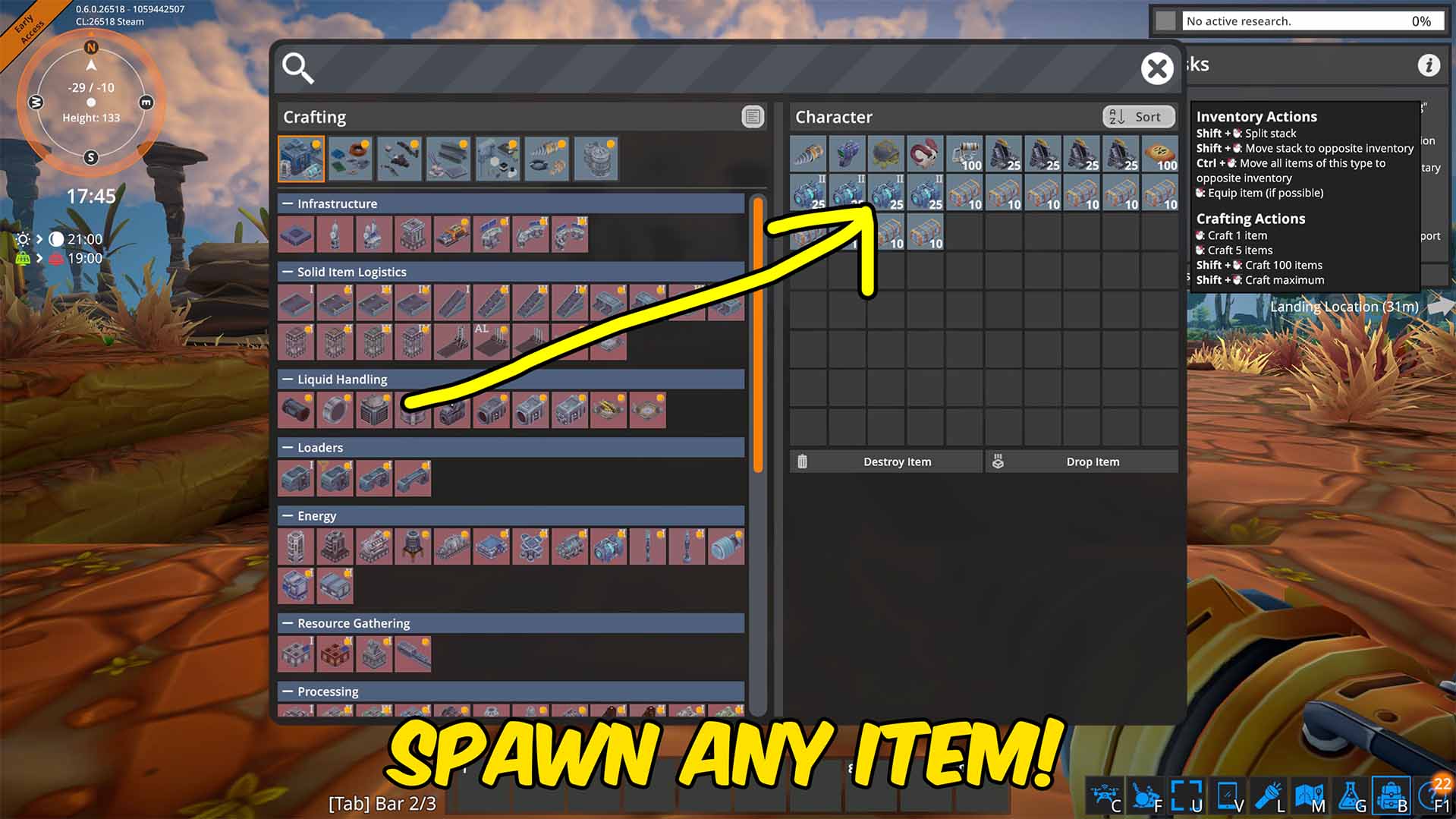 FOUNDRY — Give Items (screenshot 2)